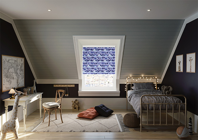 Serene Summit, Blue Dusk - Twist&Fit Roller Blind - Image 8